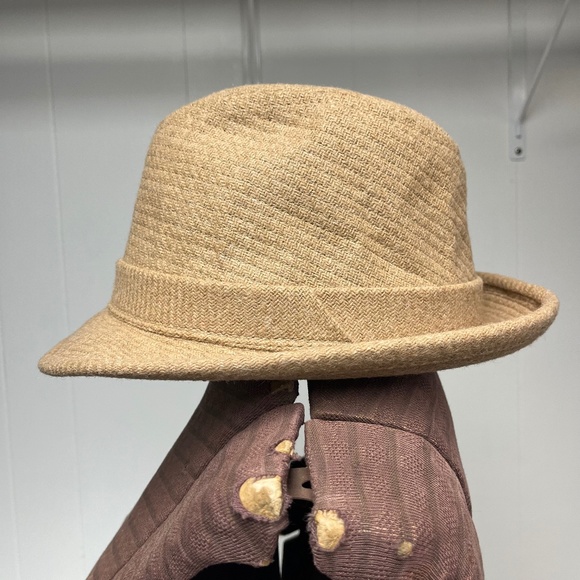 Vintage Dobbs Fifth Avenue New York Camel Fedora Hat Size 7-3/8 Unisex - Picture 2 of 13